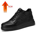 Men's hidden heel shoes autumn thick-soled casual footwear