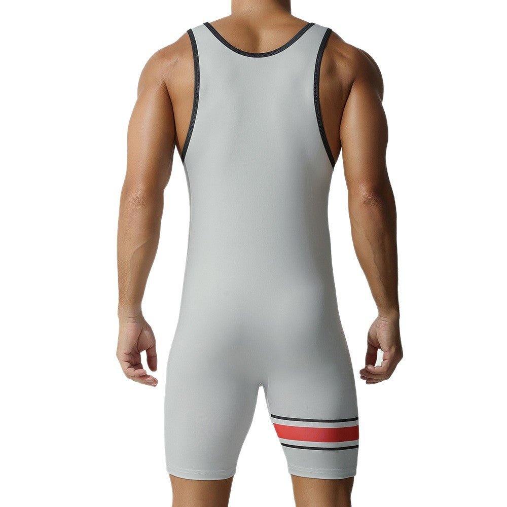 Men's fashionable vest jumpsuit stylish one-piece outfit