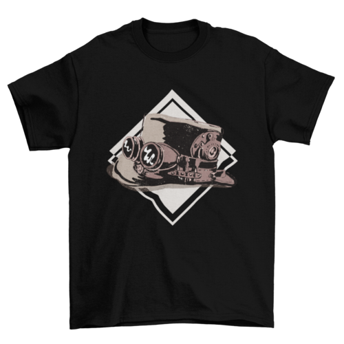 Steampunk top hat t-shirt
