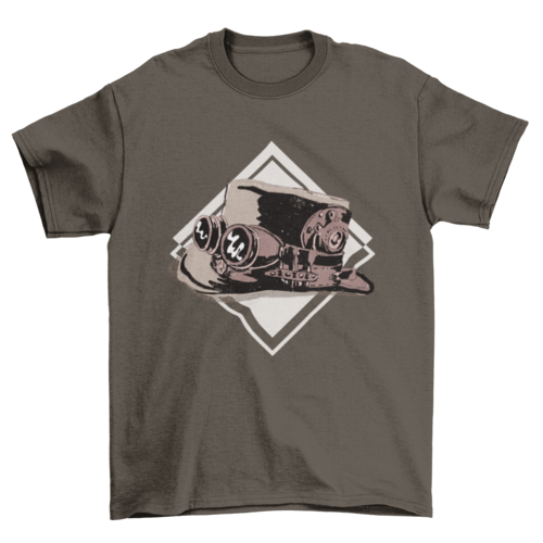 Steampunk top hat t-shirt
