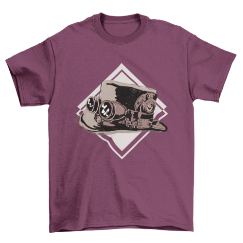 Steampunk top hat t-shirt