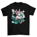Winking anime girl t-shirt