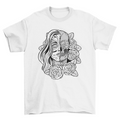 Undead Sugar Skull Girl T-shirt