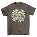 Sleeping dachshunds t-shirt