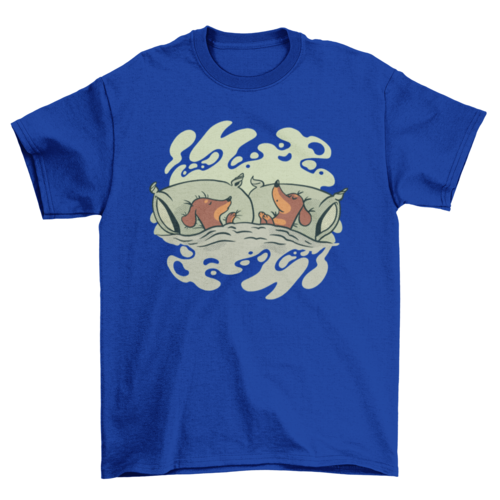 Sleeping dachshunds t-shirt