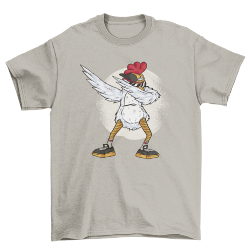 Cool chicken dabbing t-shirt