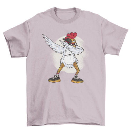 Cool chicken dabbing t-shirt