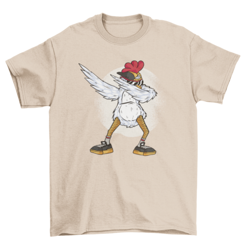 Cool chicken dabbing t-shirt