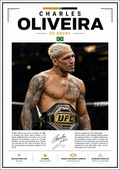 Charles Oliveira “Do Bronx” Champion Tribute Poster 🇧🇷